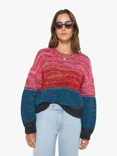 Mother The Crop Pullover In Multi