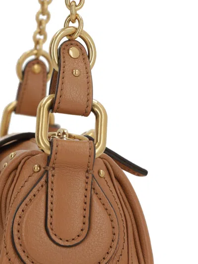 Chloé Chloe Women Biscuit Leather Small Paddington Shoulder Bag