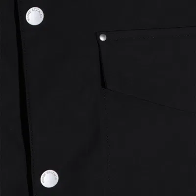 Moose Knuckles Buttoned Pocket Shirt In Black