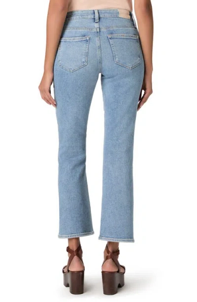 Paige Mason Mid Rise Crop Bootcut Jeans In Blue