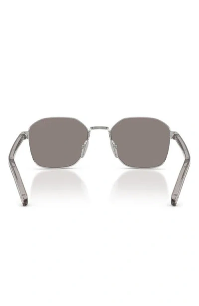 Prada Geometric-frame Sunglasses In Gray