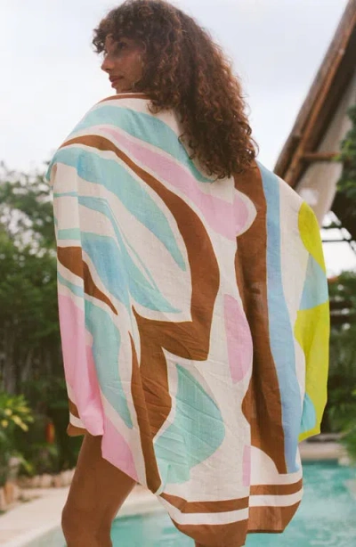 Vitamin A ® Samara Cover-up Sarong In Multi