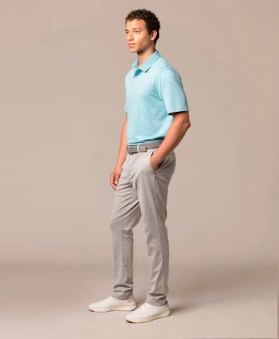 Ashworth Golf 2bar Solid Polo In Blue