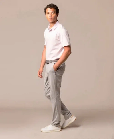 Ashworth Golf 2bar Solid Polo In Purple