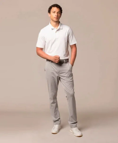 Ashworth Golf 2bar Solid Polo In White