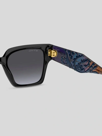 Etro 55mm Gradient Rectangular Sunglasses In Blue