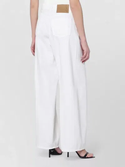 Haikure Straight-leg Washed Jeans In White