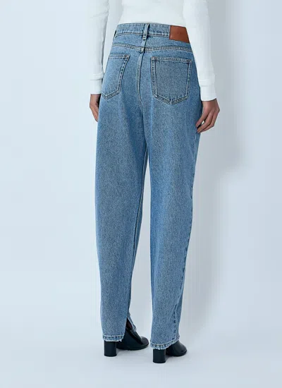 Chloé Light Indigo High-waisted Tapered Jeans In Blue