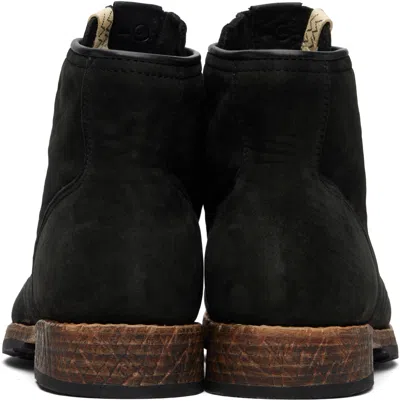 Visvim Black Brigadier Mid-folk Boots In Multi