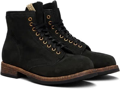 Visvim Black Brigadier Mid-folk Boots In Multi
