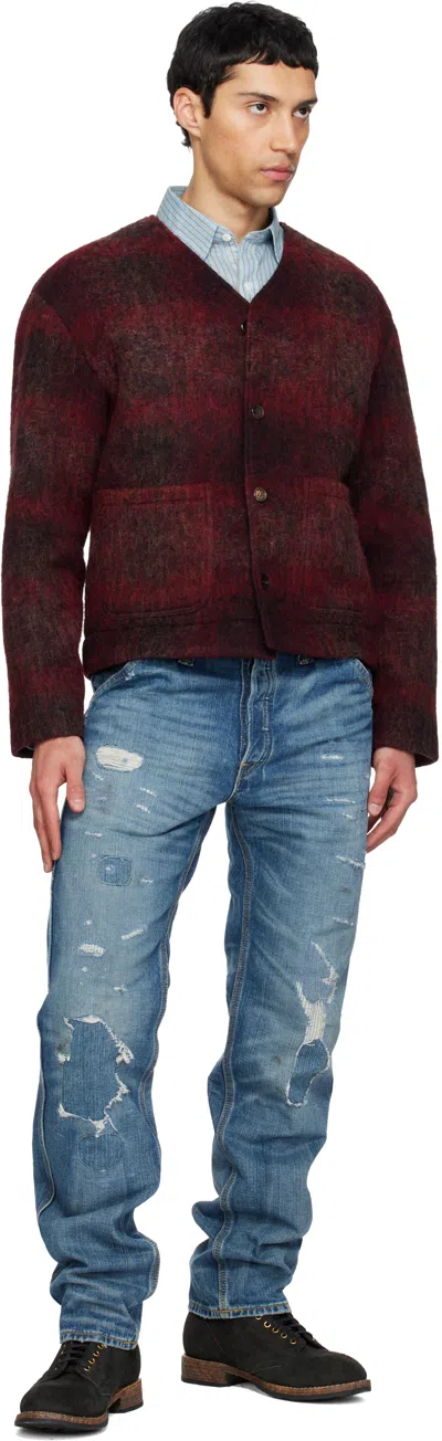 Visvim Black Brigadier Mid-folk Boots In Multi