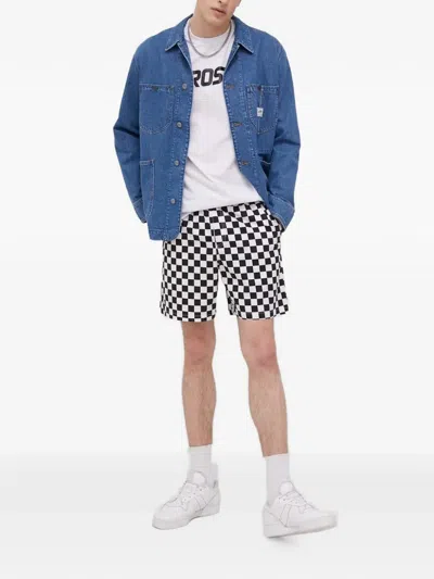 Vans Checkered Drawstring Shorts In Multi