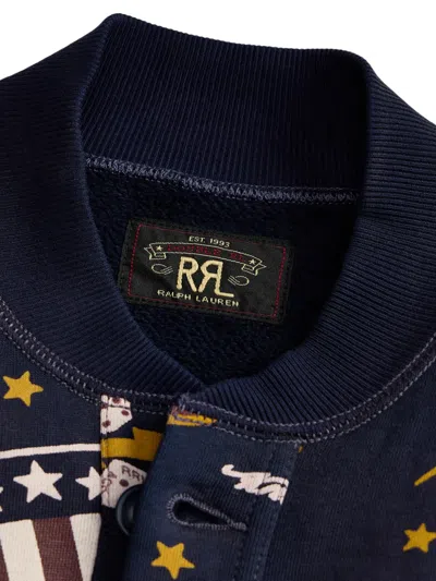 Rrl Patterned Long-sleeved Sweatshirt In Multi