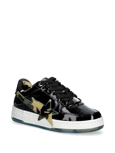 A Bathing Ape Camouflage-pattern Sneakers In Multi