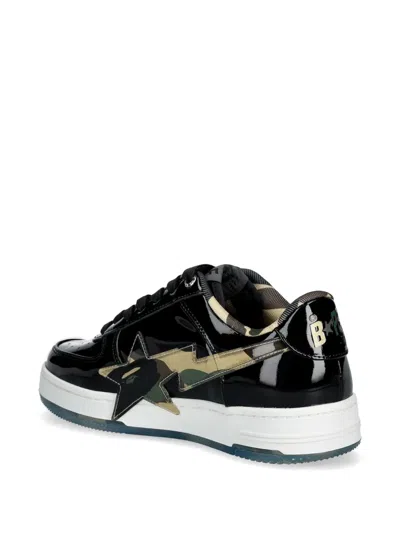 A Bathing Ape Camouflage-pattern Sneakers In Multi