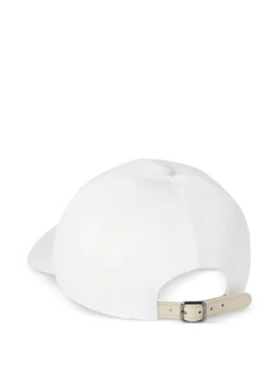 Brunello Cucinelli Adjustable-strap Cap In White