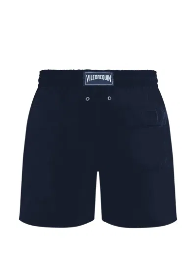 Vilebrequin Recycled Nylon Swim Shorts With Elastic Waistband In Blue