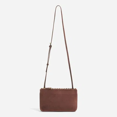 Stoney Clover Lane Brighten Mini Pebbled Leather Crossbody Bag In Pink