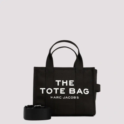 Marc Jacobs Compact Structured Tote Bag With Bold Lettering In Black