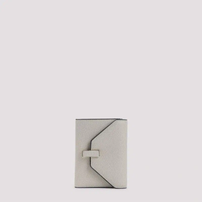 Valextra Iside Interlocking Leather Wallet