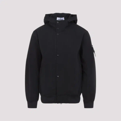 Stone Island Outerwear In Black