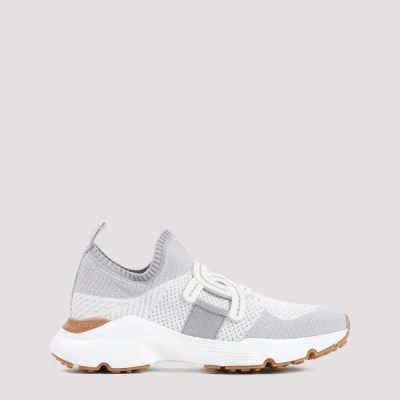 Tod's Womens White Sport Run 54c Calzino Logo-embellished Mesh Low-top Trainers Eur 40 / 7 Uk