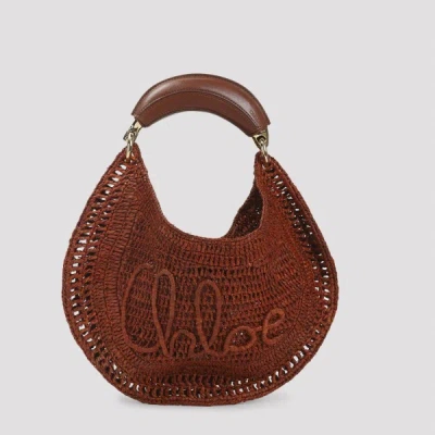 Chloé X Made For A Woman Summer Banana Small Raffia Shoulder Bag