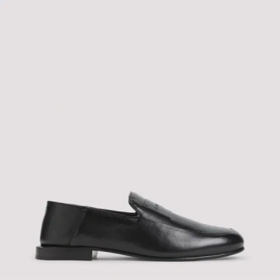 Givenchy Lamb Leather Loafers In Black