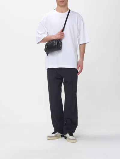 Dolce & Gabbana Men White Cotton Printed Oversized T-shirt In White