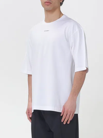 Dolce & Gabbana Men White Cotton Printed Oversized T-shirt In White