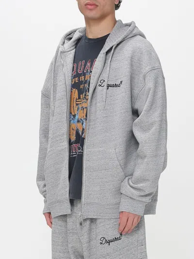 Dsquared2 Sweater Men  In Silver