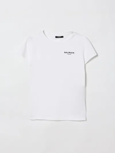 Balmain Logo-motif T-shirt In White