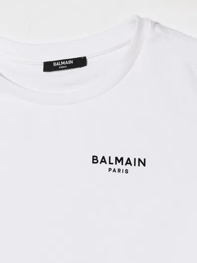 Balmain Logo-motif T-shirt In White