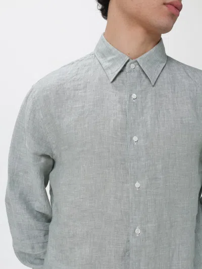 Aspesi Button Front Shirt In Gray