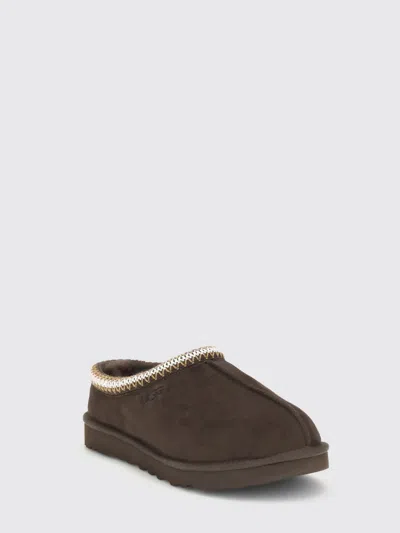 Ugg Tasman Cocoa-coloured Eather Slip-ons In Brown