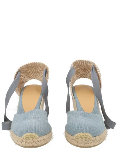 Castaã±er Carina Tie Espadrilles In Blue