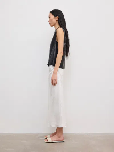 House Of Dagmar Draped Midi Skirt In White