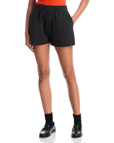 Atm Anthony Thomas Melillo Heavyweight Pull On Shorts In Black