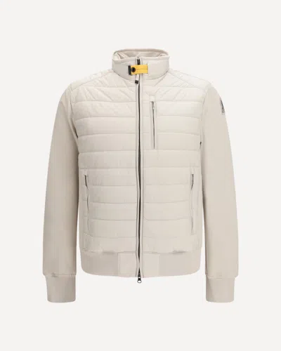 Parajumpers Logo-patch Padded Jacket In White