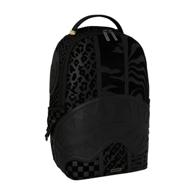 Sprayground Nemesis Hunt Backpack 'multicolor' In Black
