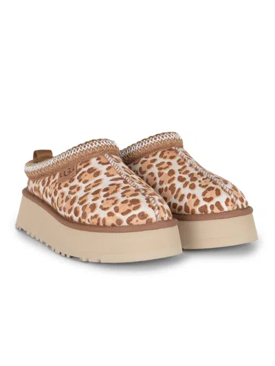 Ugg Tazz Plains Slippers Felicity Leopard Jasmine In Multi