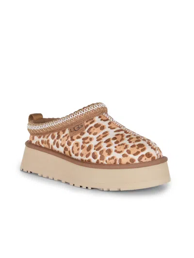 Ugg Tazz Plains Slippers Felicity Leopard Jasmine In Multi