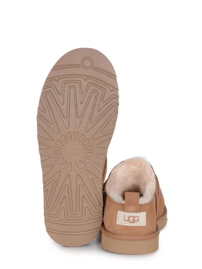 Ugg "classic Micro" Boots In Brown