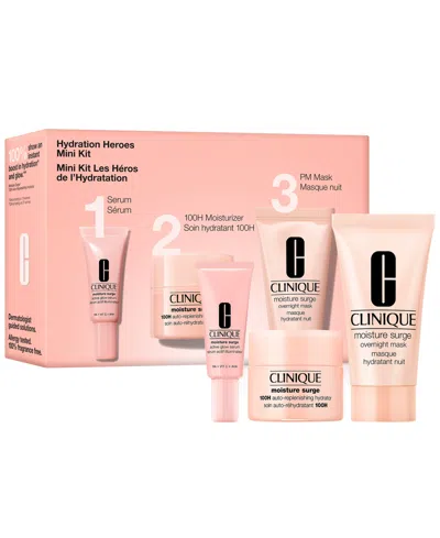 Clinique 3-pc. Hydration Heroes Mini Moisture Surge Skincare Set In Transparent
