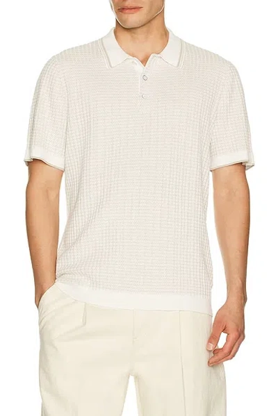 Rag & Bone Harvey Rib Polo In Multi