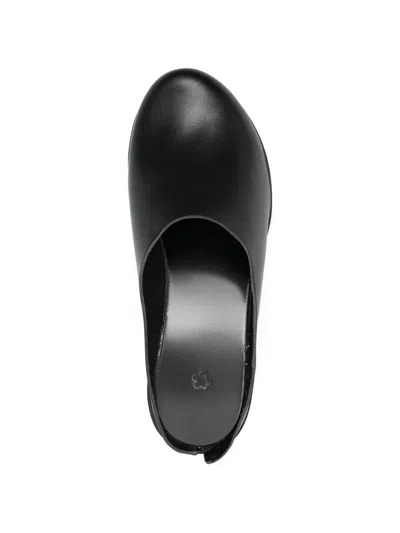 Daniela Gregis Leather Mules In Black