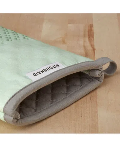 Kitchenaid Asteroid Oven Mitt Set, 2 Piece In Green