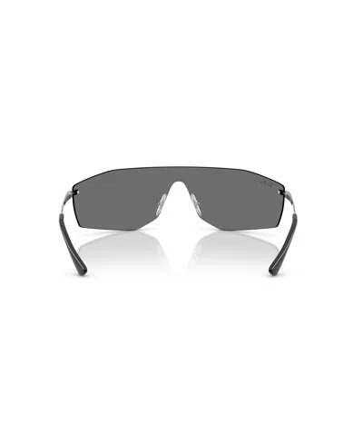Ray Ban Alix Bio-based Sonnenbrillen Silber Fassung Grau Glas 01-41 In Silver