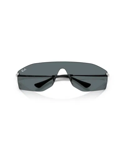 Ray Ban Alix Bio-based Sonnenbrillen Silber Fassung Grau Glas 01-41 In Silver