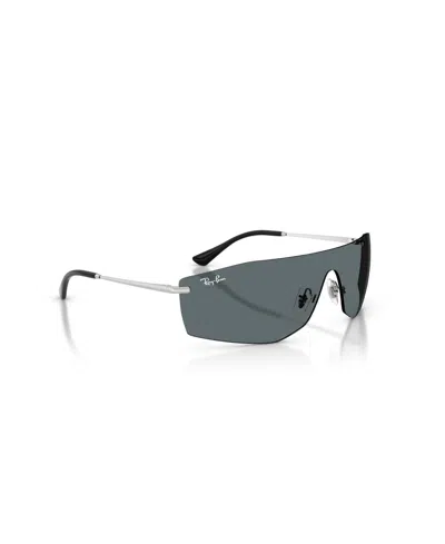 Ray Ban Alix Bio-based Sonnenbrillen Silber Fassung Grau Glas 01-41 In Silver